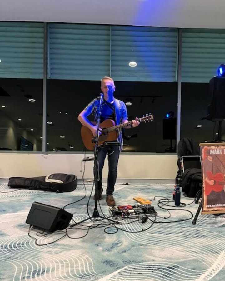 Featured image for “Live Music Saturdays: Mark Dabin Rocked Oak Flats Bowling Club”